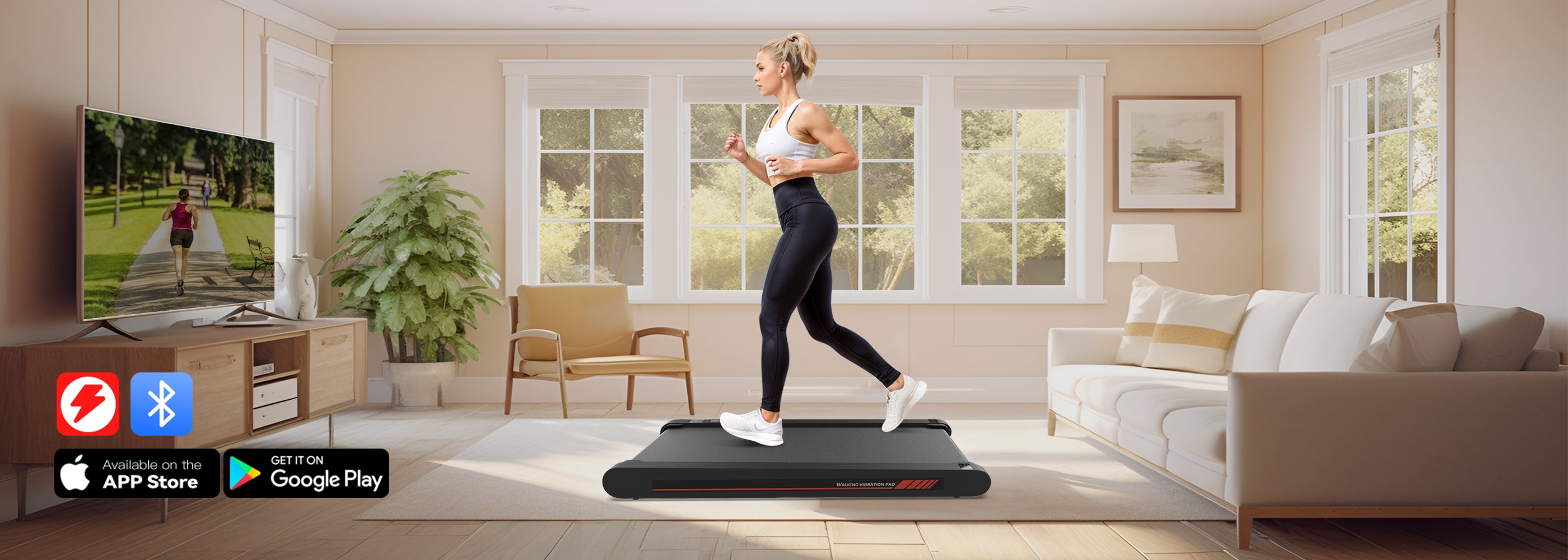 Sperax Walking Vibration Pad Vibrating Plate APP