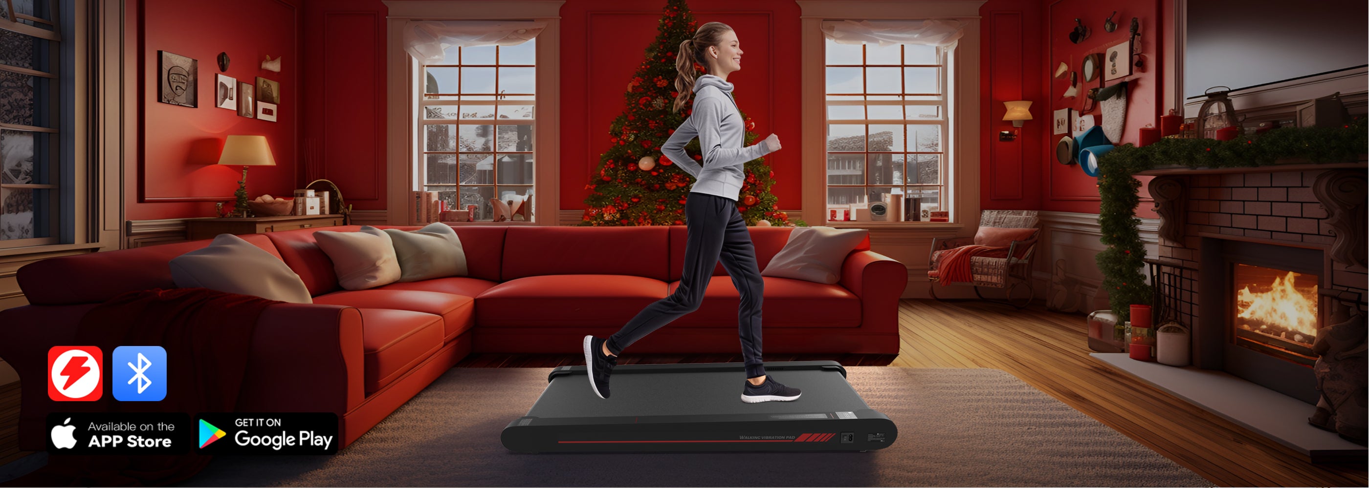 Sperax Walking Vibration Pad Vibrating Plate APP