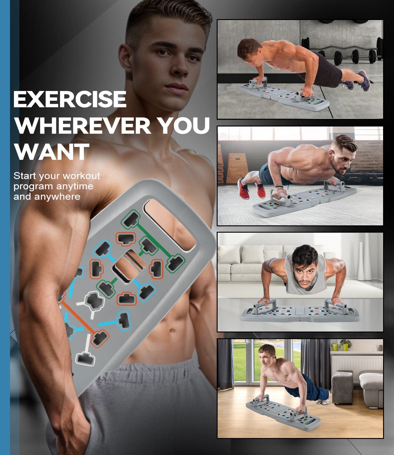 Speraxsport Portable Push-Up Board